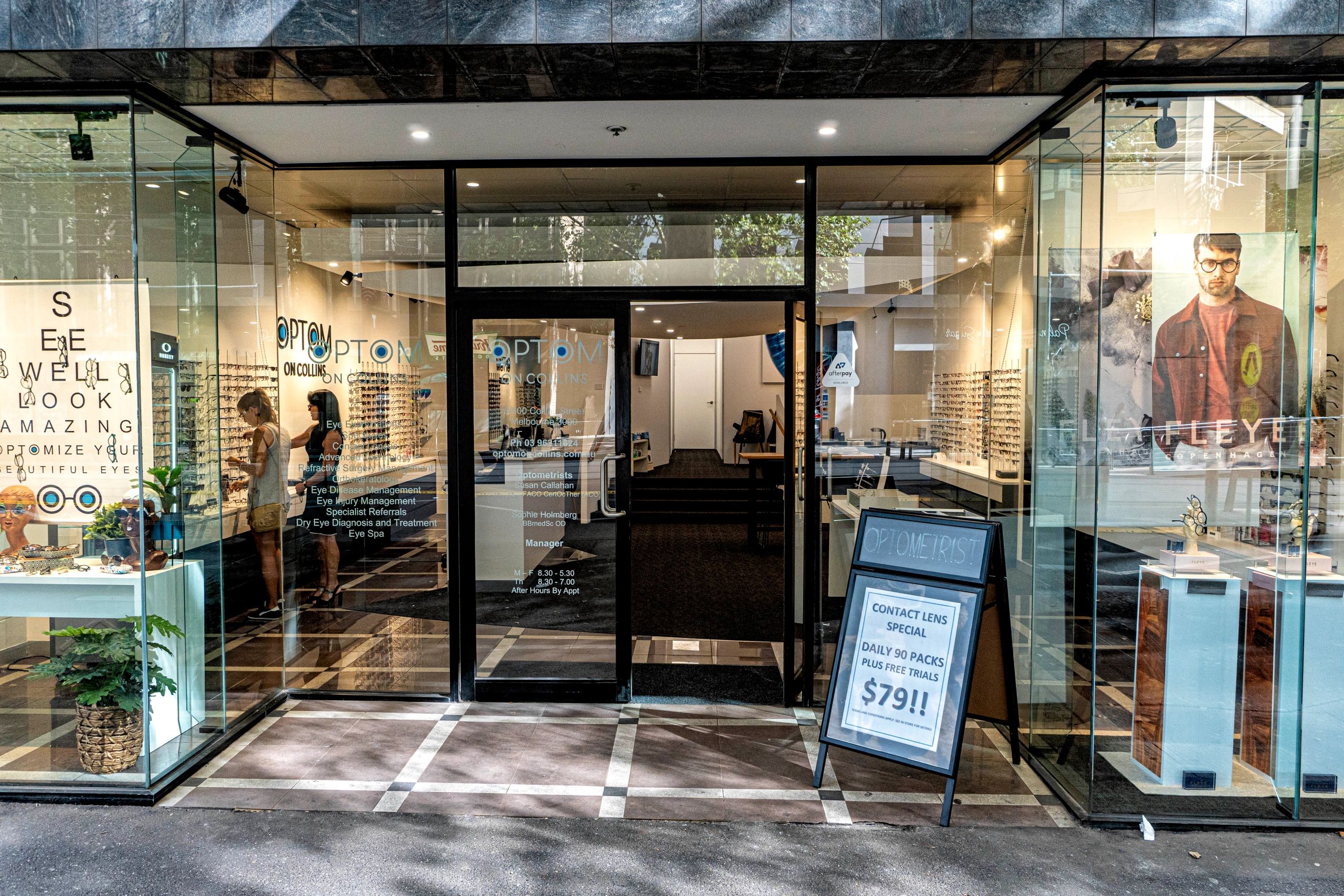 Optom On Collins Optometrist, Glasses and Contact Lenses, Eye Exam